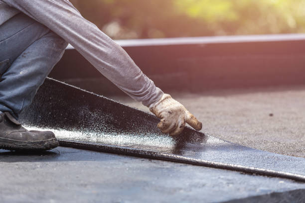 Professional Crawl Space Encapsulation technician working in New Lebanon, OH